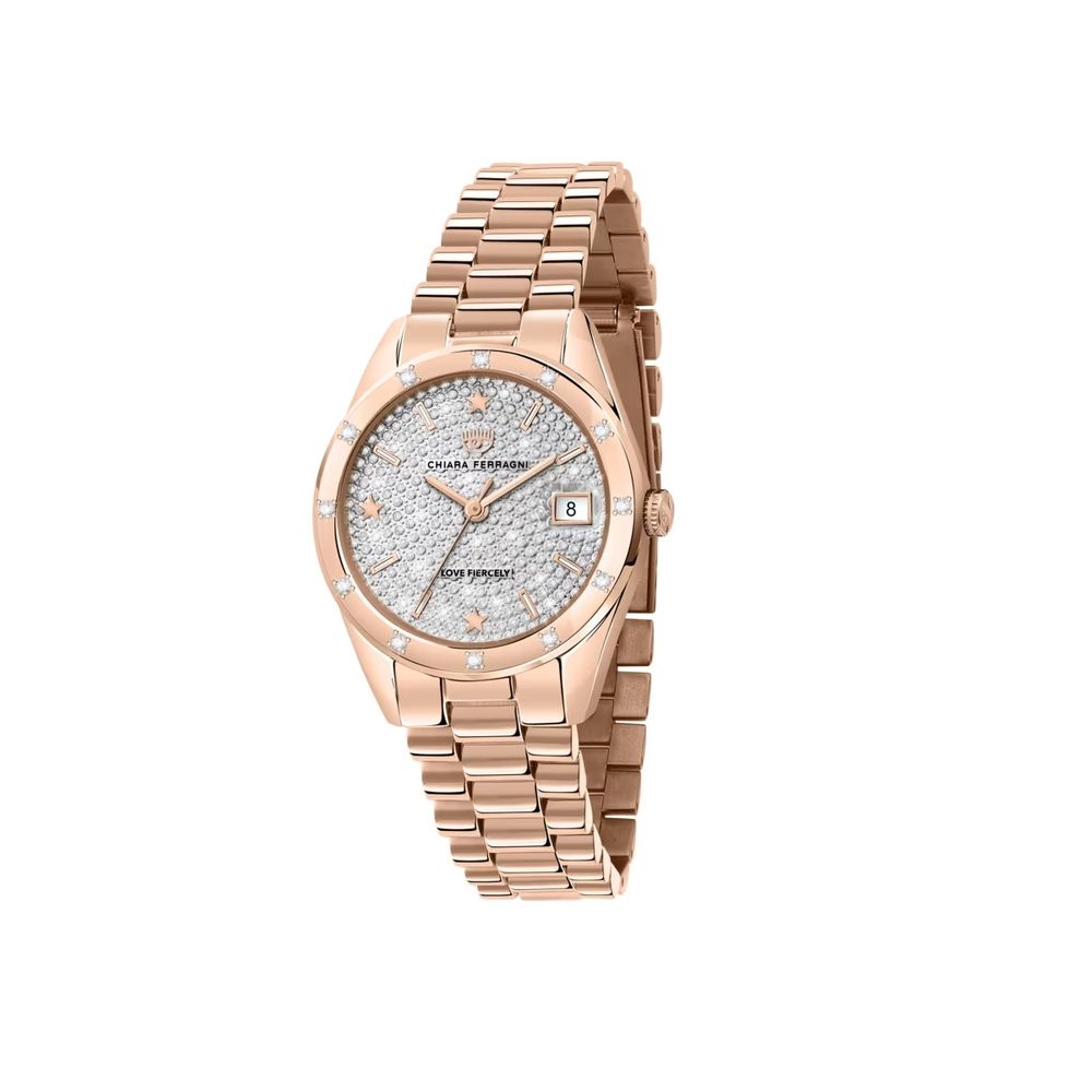 Chiara Ferragni multicolor stainless steel watch