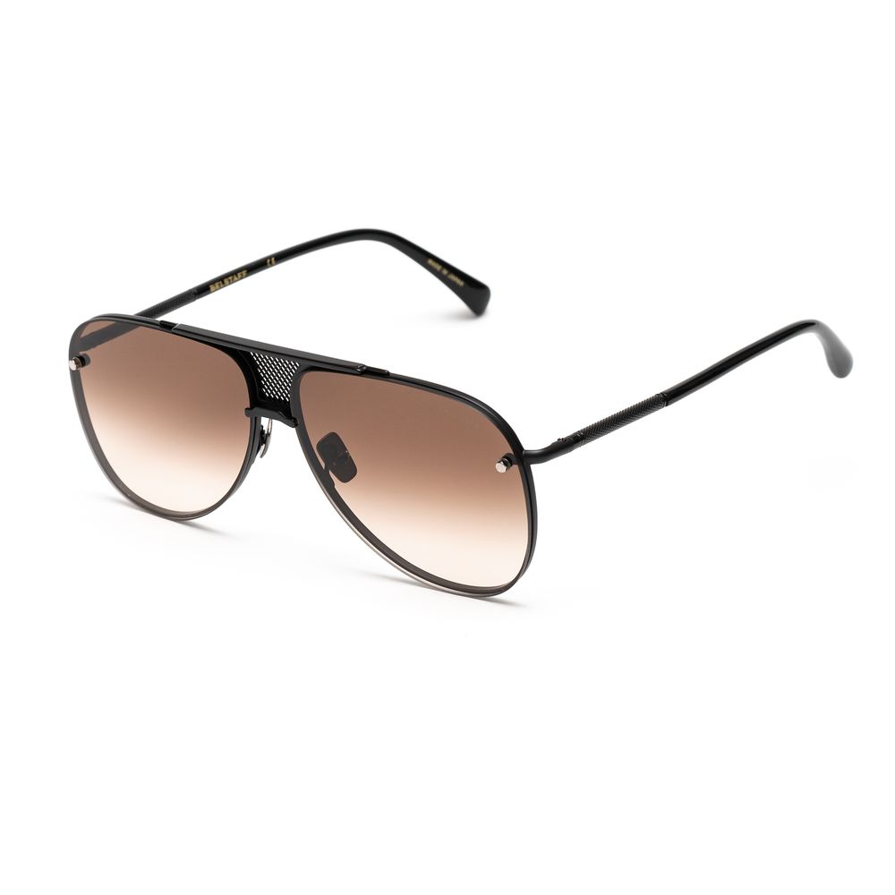 Belstaff Schwarze Titan-Sonnenbrille