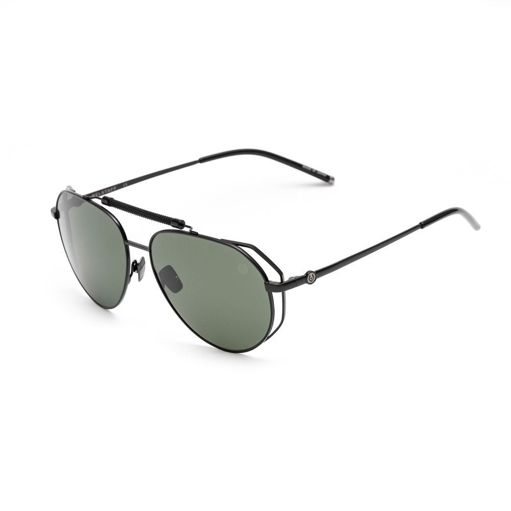 Belstaff Schwarze Titan-Sonnenbrille