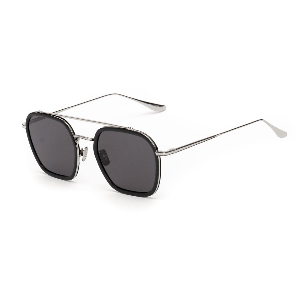 Belstaff Graue Edelstahl-Sonnenbrille