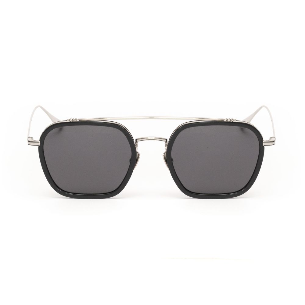 Belstaff Graue Edelstahl-Sonnenbrille