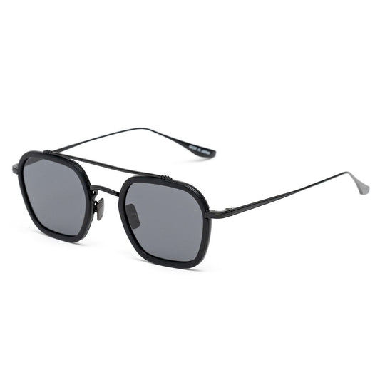 Belstaff Schwarze Edelstahl-Sonnenbrille