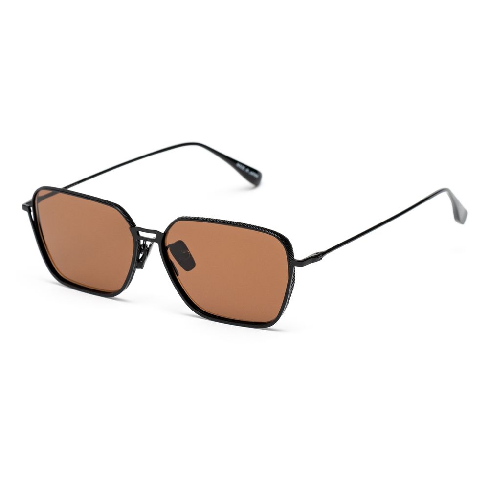 Belstaff Schwarze Edelstahl-Sonnenbrille