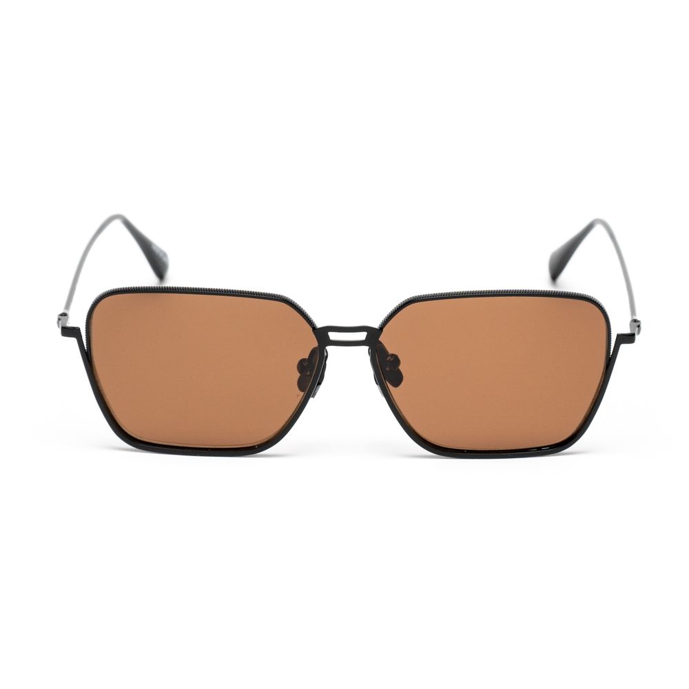 Belstaff Schwarze Edelstahl-Sonnenbrille