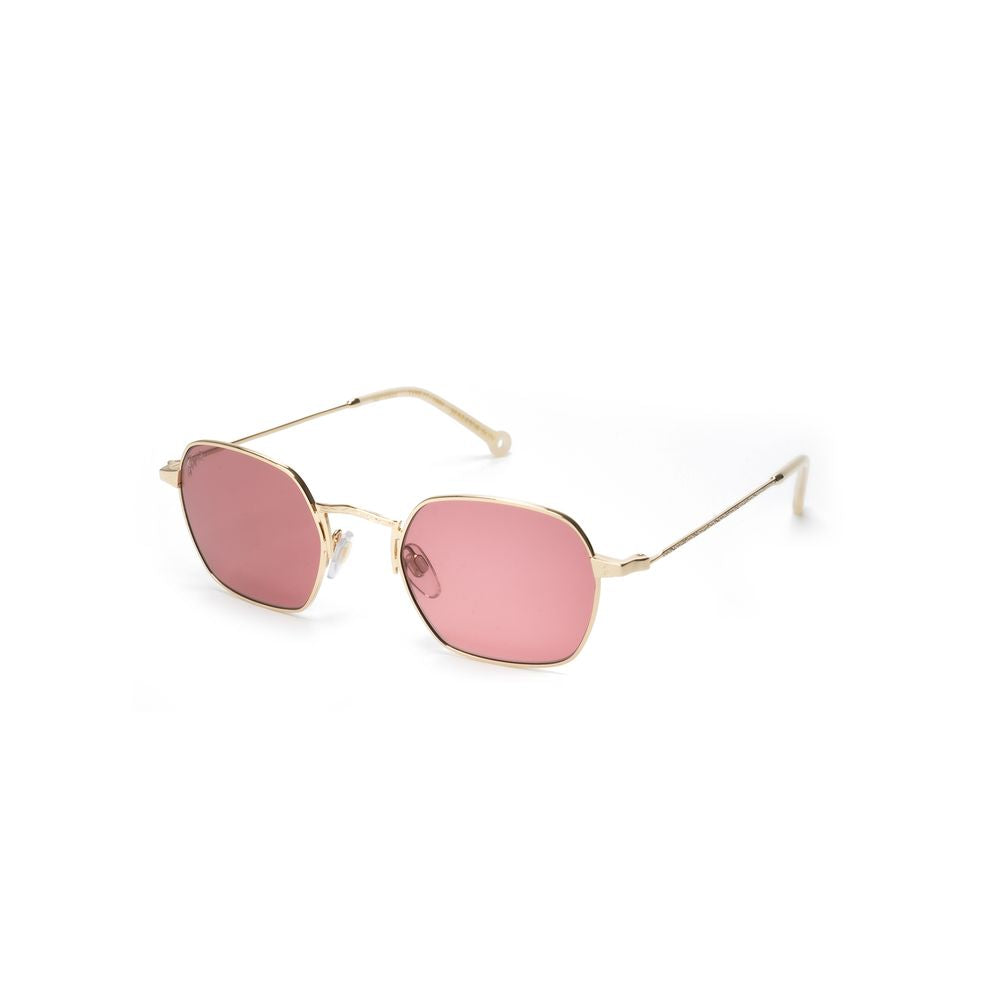 Hally&amp;Son Golden Metal Sunglasses