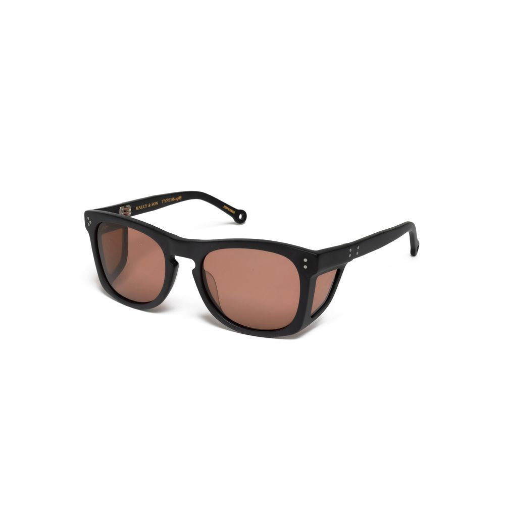 Hally&amp;Son Black Acetate Sunglasses