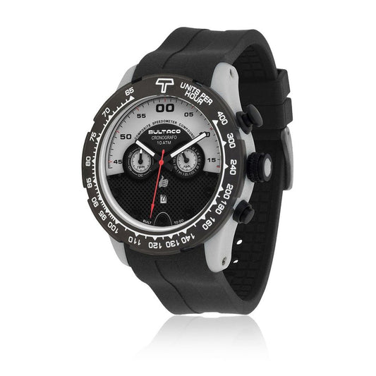 Bultaco Schwarze Gummiuhr