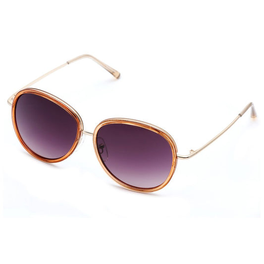 Lancaster Lila Metall-Sonnenbrille