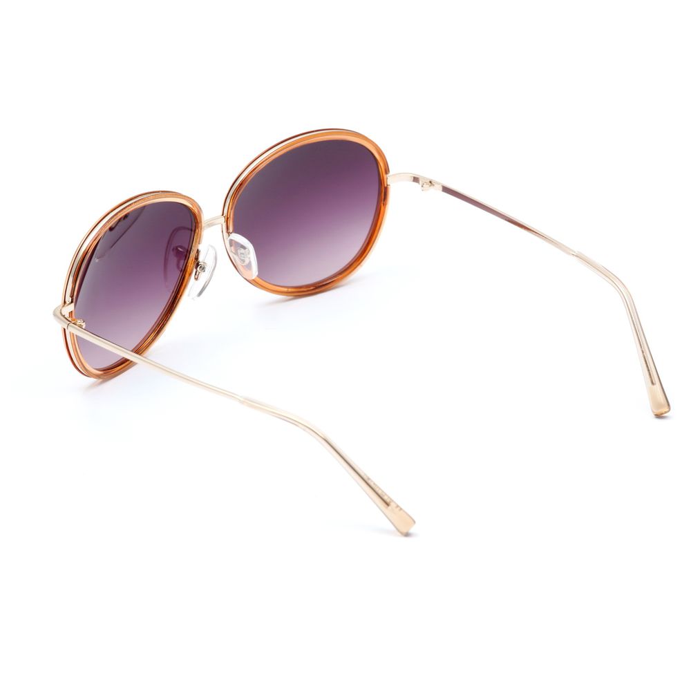 Lancaster Lila Metall-Sonnenbrille