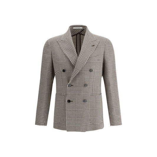 Tagliatore Montecarlo houndstooth jacket