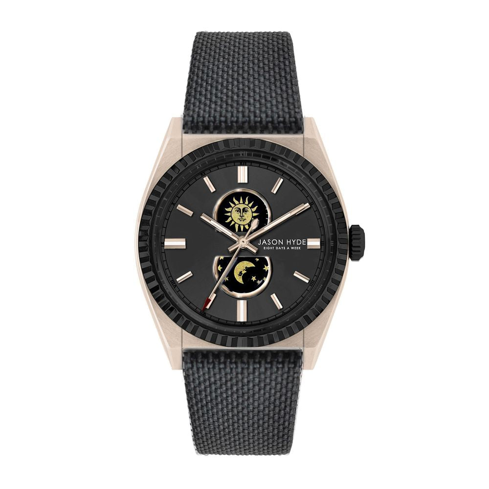 Jason Hyde Schwarze Polycarbonat-Uhr