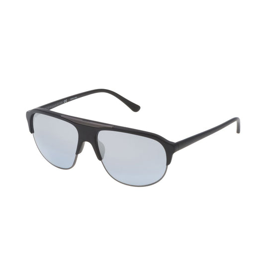 Lozza Schwarze Acetat-Sonnenbrille