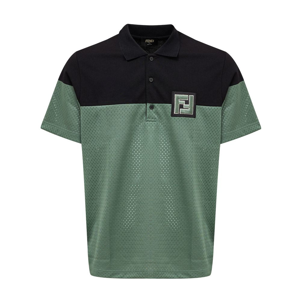 Fendi Multicolor 67 Poloshirt aus Baumwolle