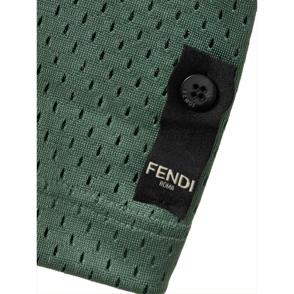 Fendi Multicolor 67 Poloshirt aus Baumwolle