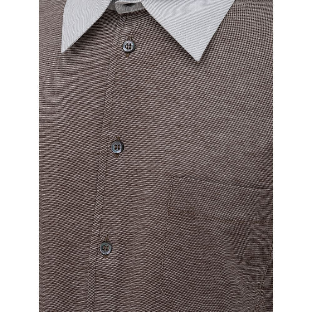 Corneliani Bicolor-Elastan-Poloshirt