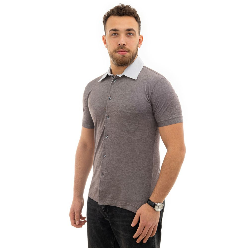 Corneliani Bicolor-Elastan-Poloshirt