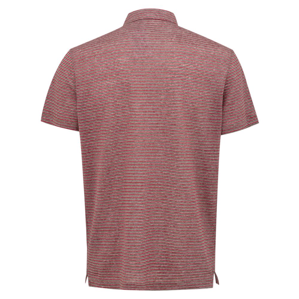 Corneliani Burgunderfarbenes Baumwoll-Poloshirt