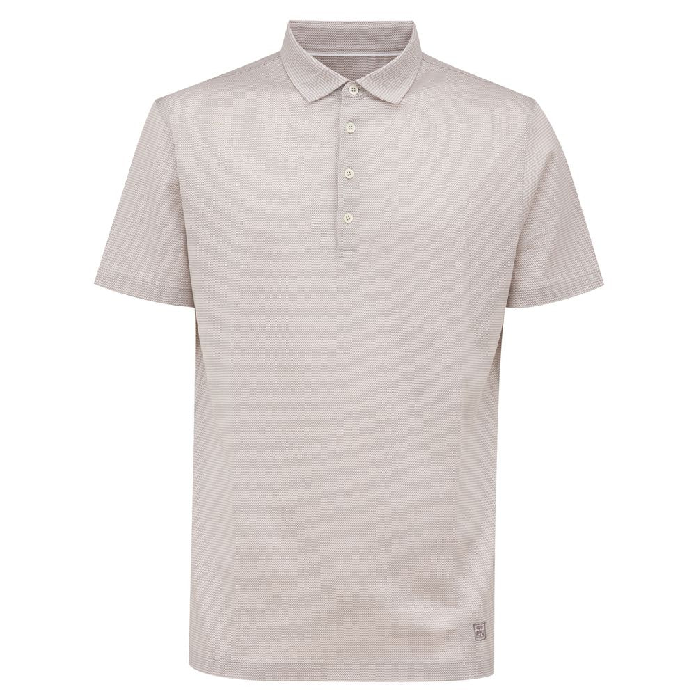 Corneliani Weißes Baumwoll-Poloshirt