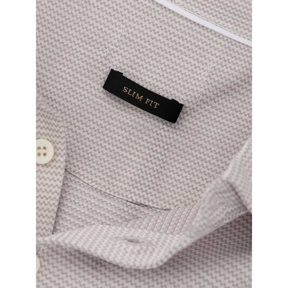 Corneliani Weißes Baumwoll-Poloshirt