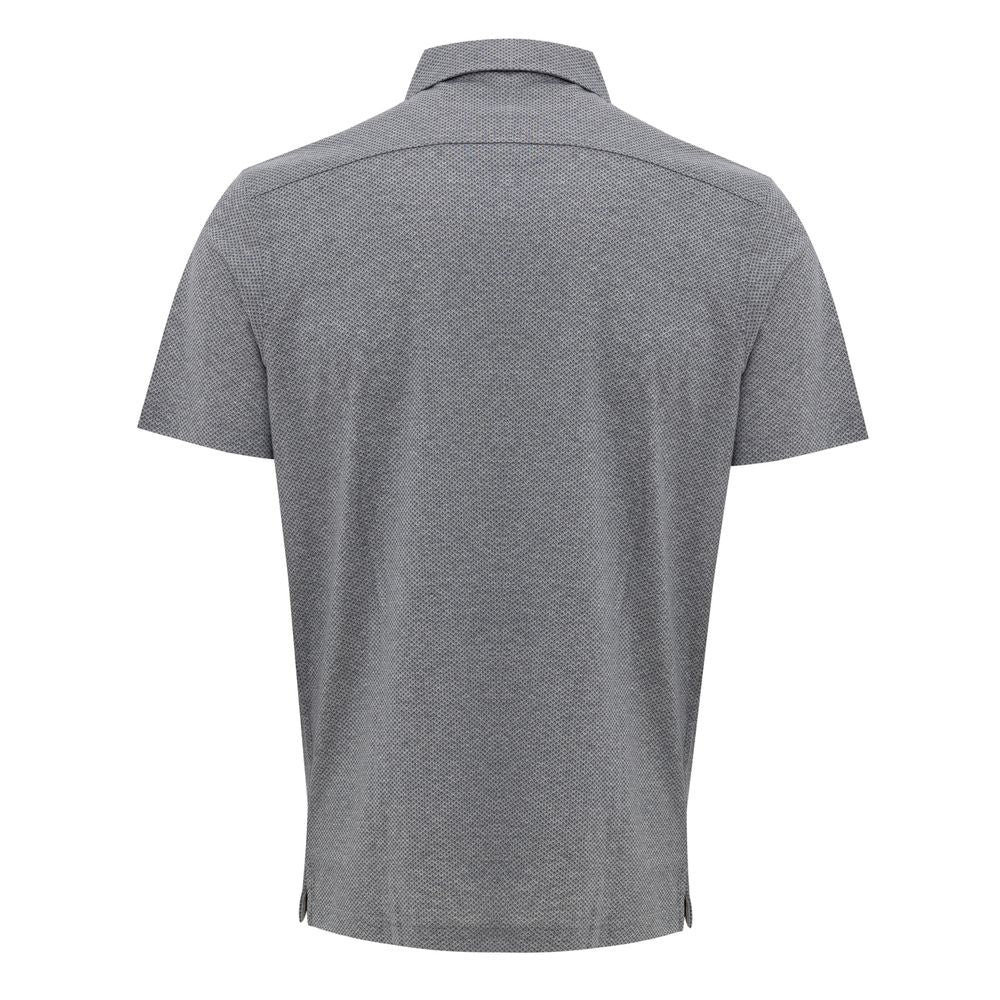 Corneliani Graues Baumwoll-Poloshirt