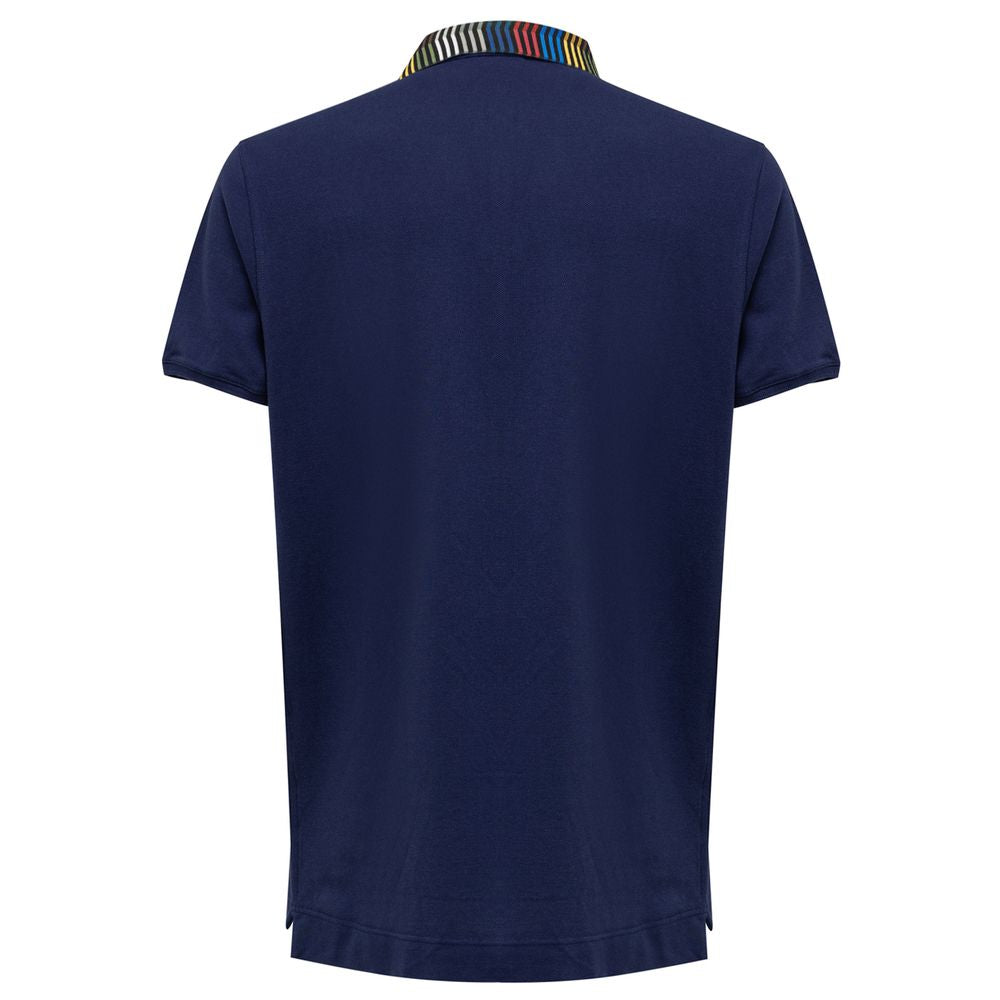 Fendi Polohemd aus Baumwolle, blau 66