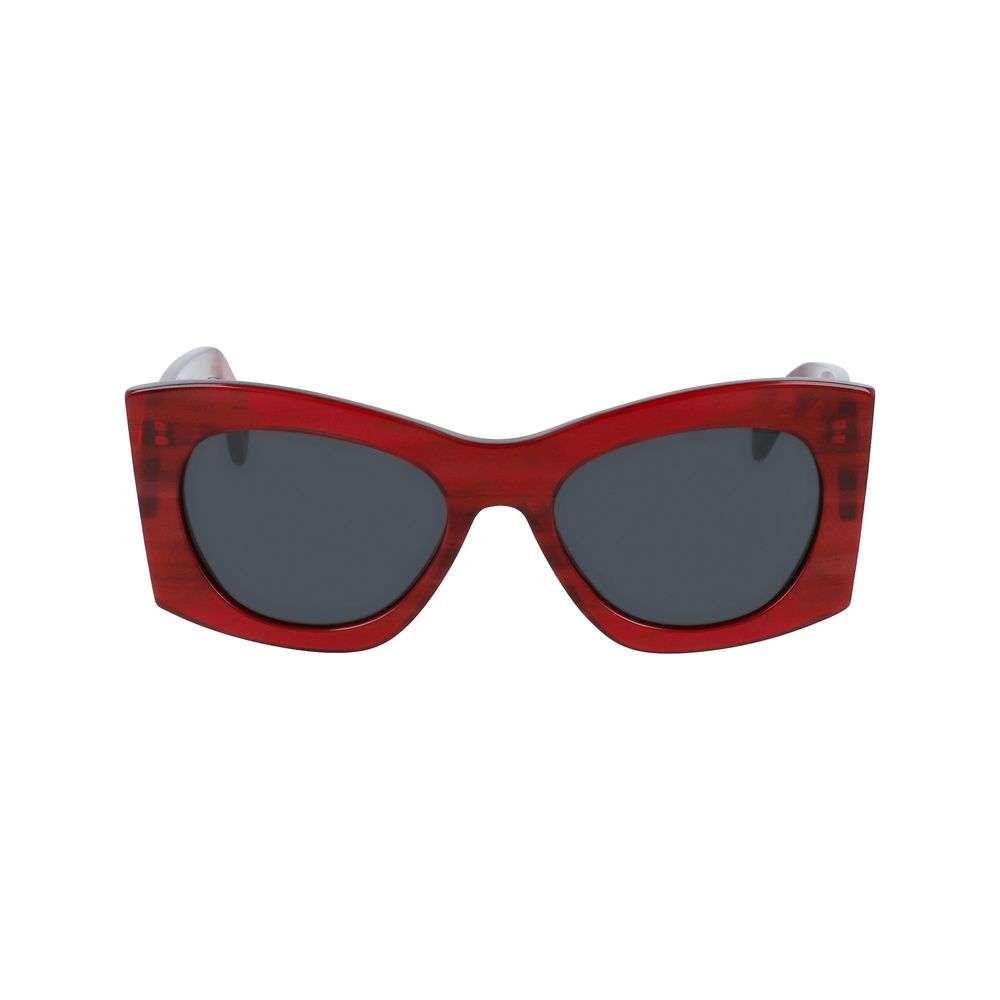 Lanvin Rote Acetat-Sonnenbrille