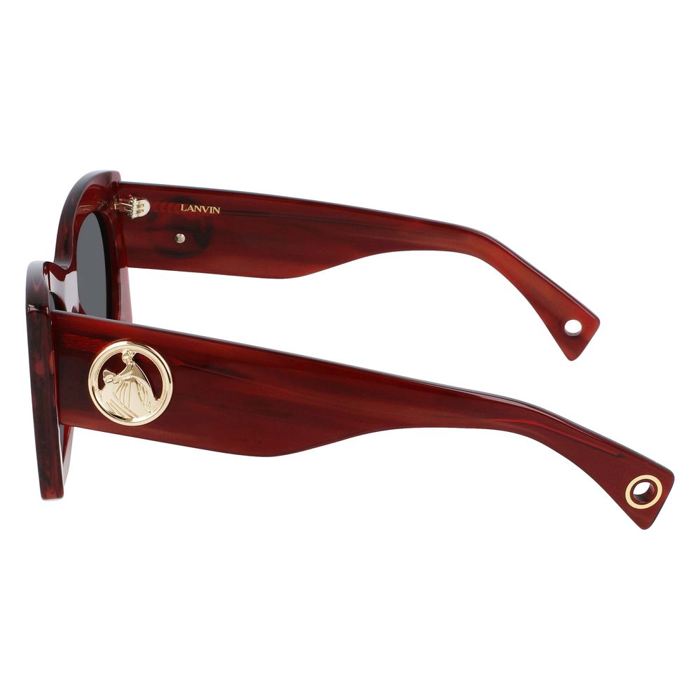 Lanvin Rote Acetat-Sonnenbrille