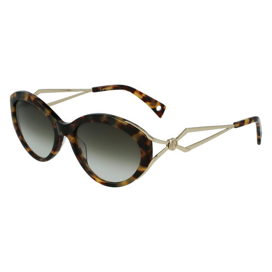 Lanvin Braune Acetat-Sonnenbrille