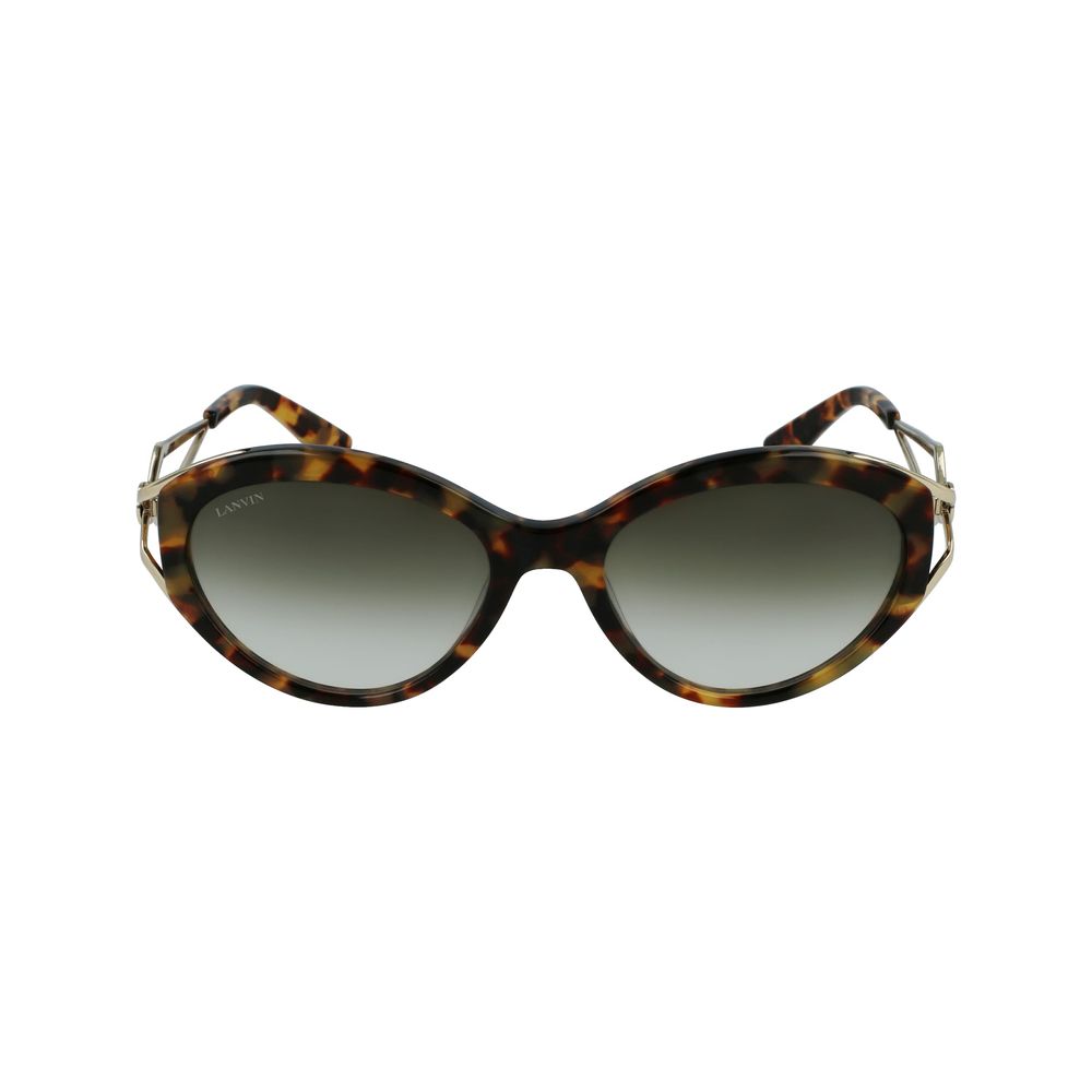 Lanvin Braune Acetat-Sonnenbrille