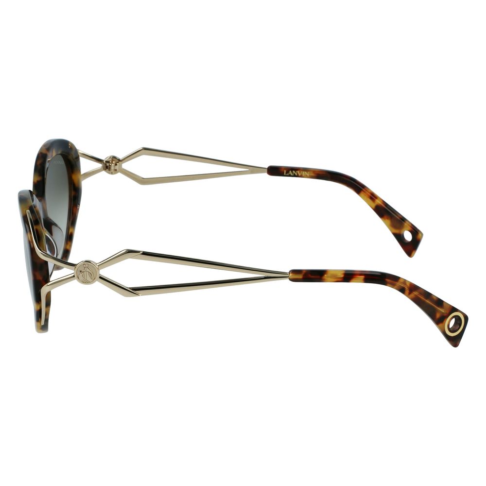 Lanvin Braune Acetat-Sonnenbrille