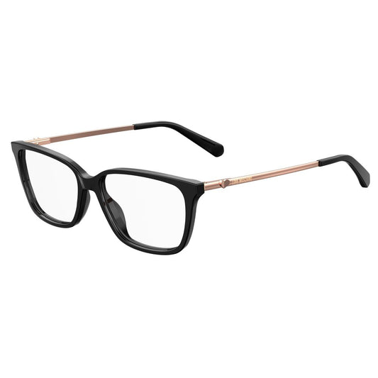 Love Moschino Schwarzer Acetat-Rahmen