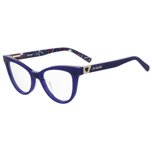 Love Moschino Blaue Acetat-Rahmen