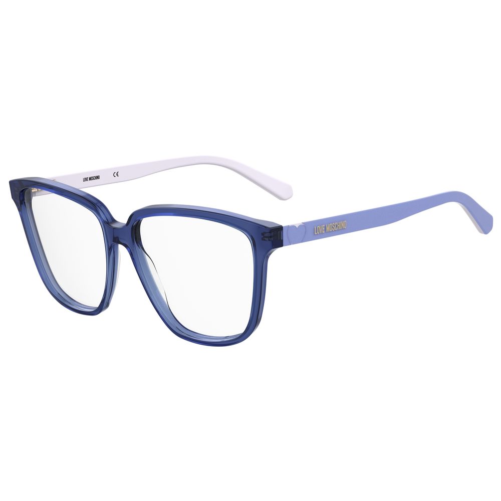 Love Moschino Blaue Acetat-Rahmen