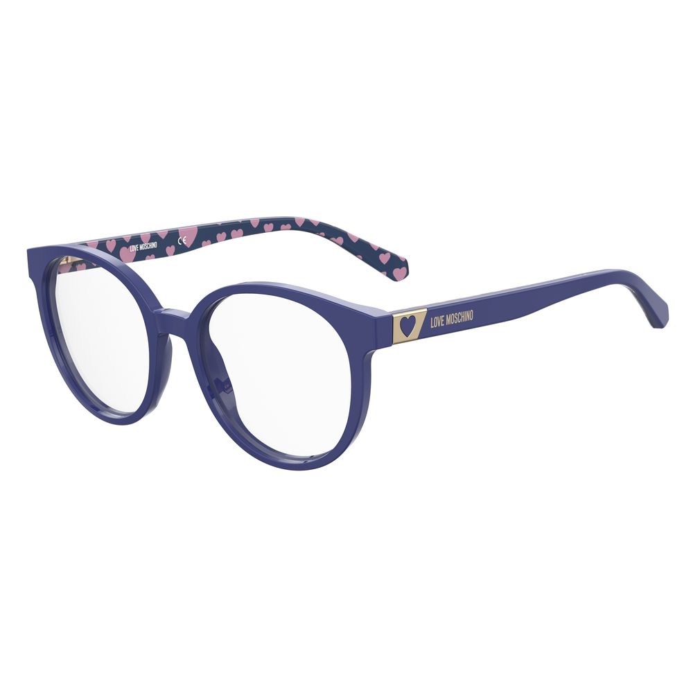 Love Moschino Blaue Acetat-Rahmen