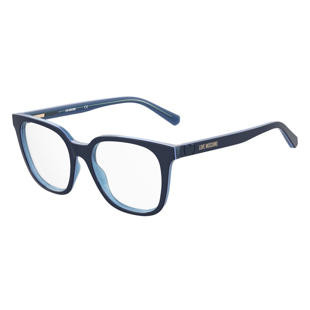 Love Moschino Blaue Acetat-Rahmen