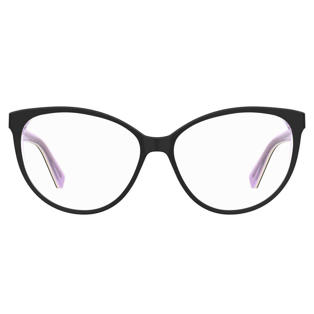 Love Moschino Schwarzer Acetat-Rahmen