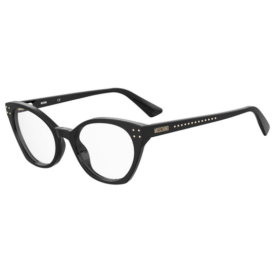 Moschino Schwarzer Acetat-Rahmen