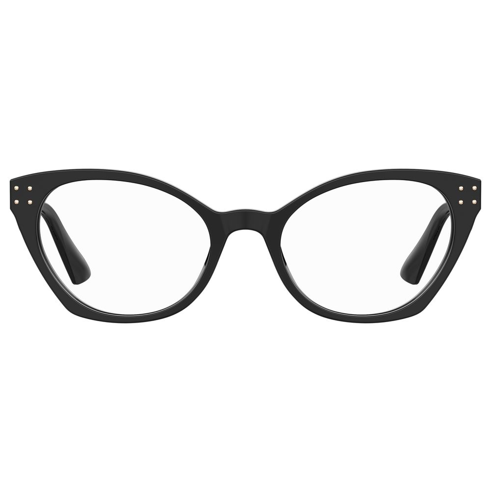 Moschino Schwarzer Acetat-Rahmen