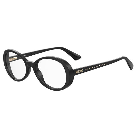 Moschino Schwarzer Acetat-Rahmen