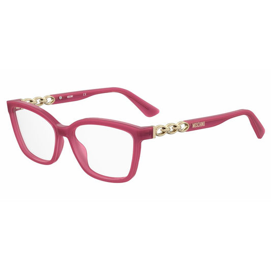 Moschino Rote Acetat-Rahmen