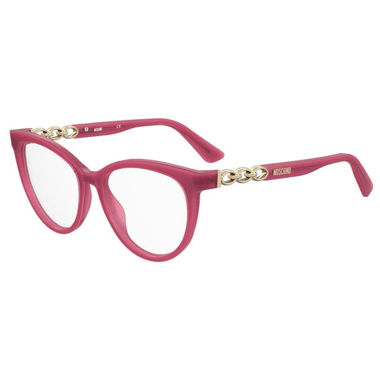 Moschino Rote Acetat-Rahmen