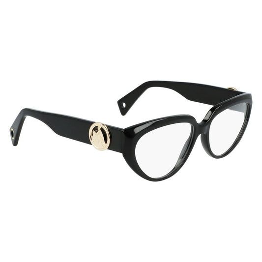 Lanvin Schwarzer Acetat-Rahmen