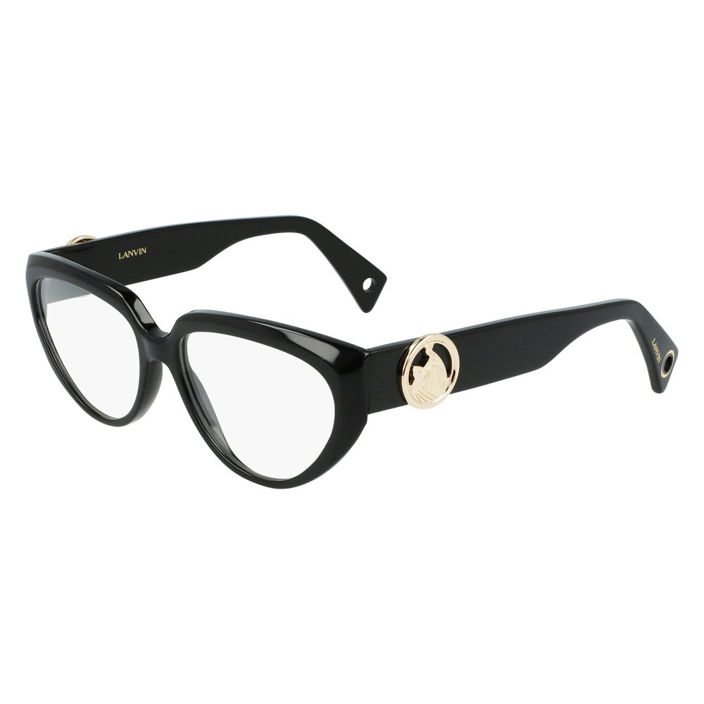 Lanvin Schwarzer Acetat-Rahmen