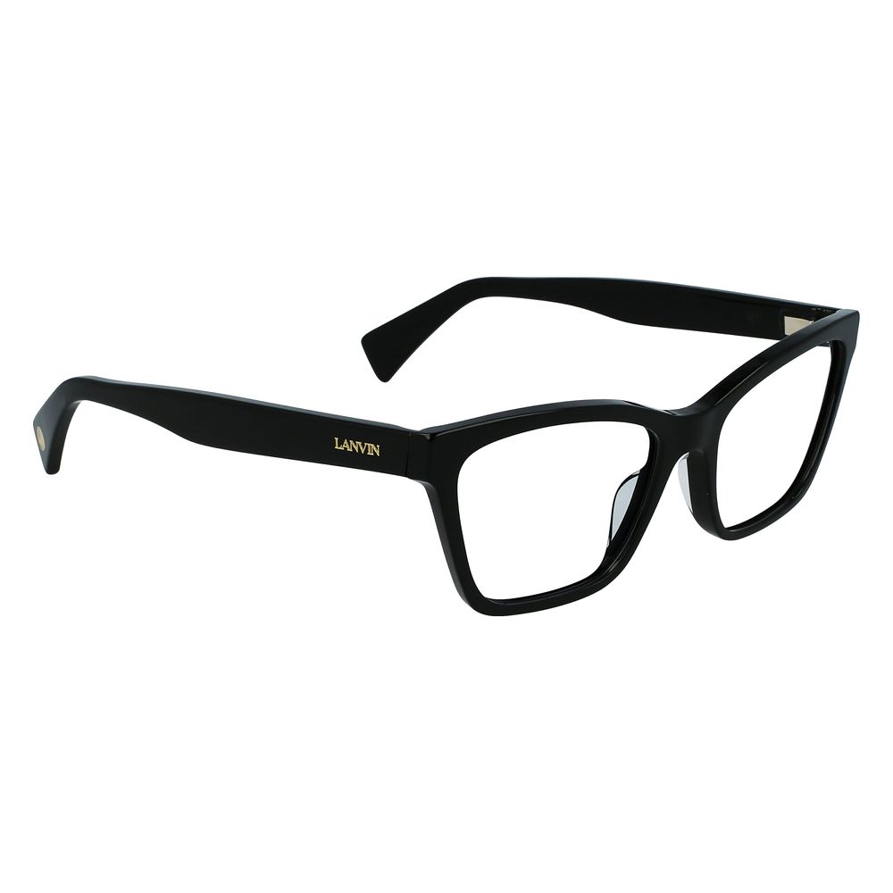 Lanvin Schwarzer Acetat-Rahmen