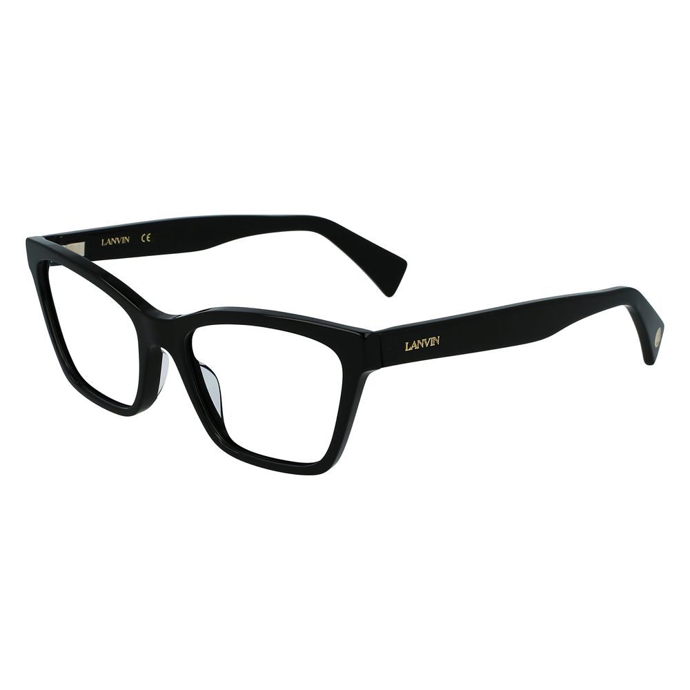 Lanvin Schwarzer Acetat-Rahmen