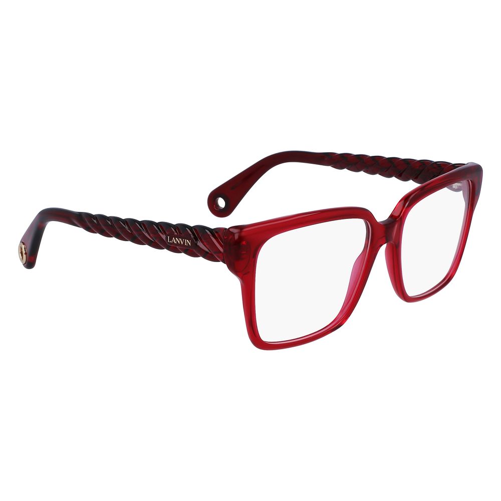 Lanvin Rote Acetat-Rahmen