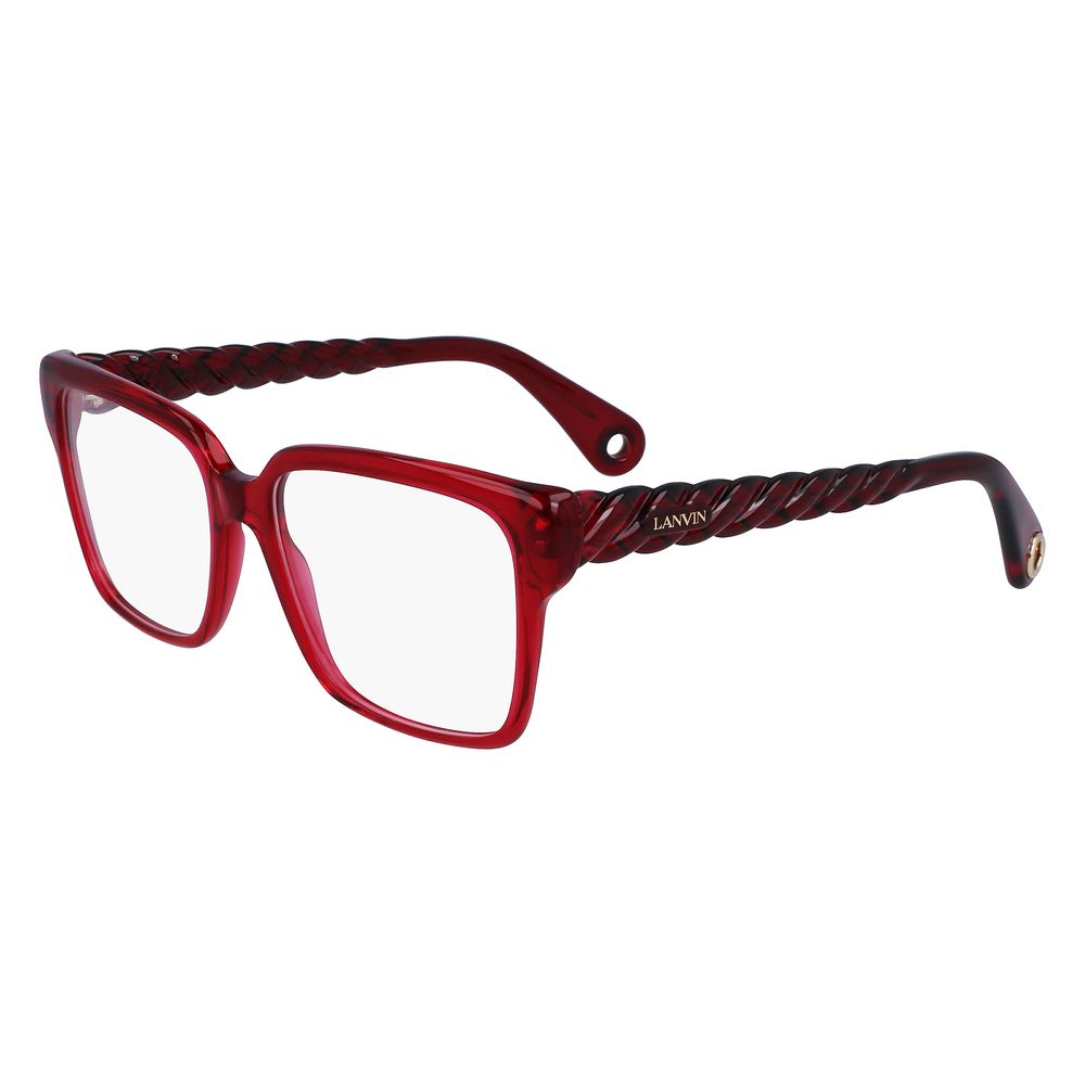 Lanvin Rote Acetat-Rahmen