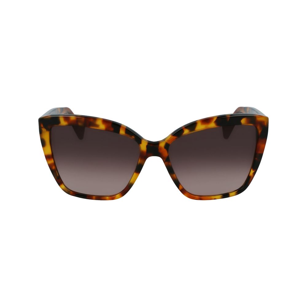 Lanvin Braune Acetat-Sonnenbrille