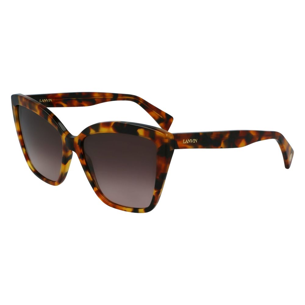 Lanvin Braune Acetat-Sonnenbrille