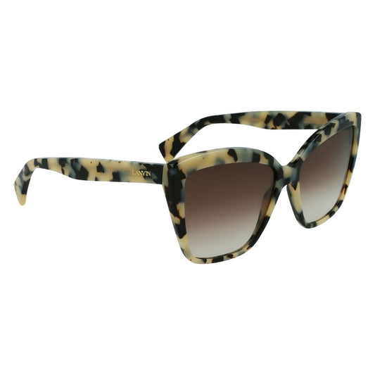 Lanvin Graue Acetat-Sonnenbrille